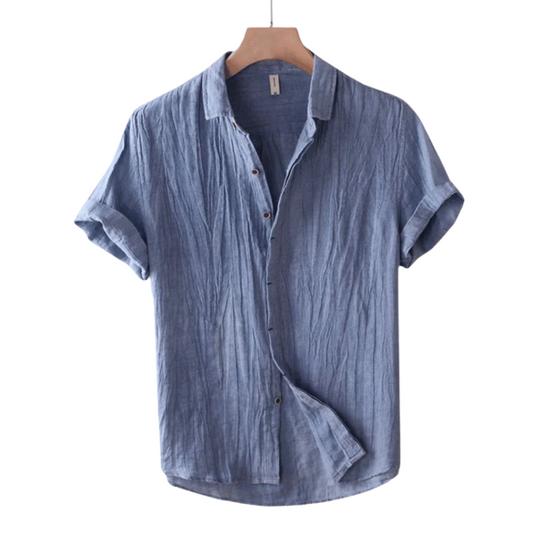 Scott · Camisa Elegante de Manga Corta con Botones
