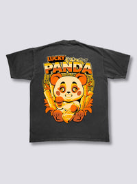 De la Suerte Panda Camiseta Vintage