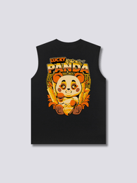 De la Suerte Panda Camiseta sin Mangas