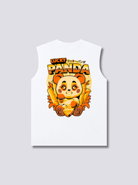 De la Suerte Panda Camiseta sin Mangas
