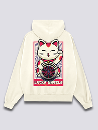 De la Suerte Ruedas Sudadera con Capucha