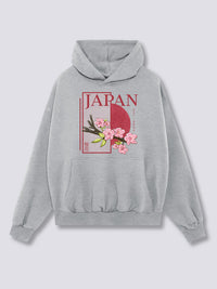 Estampado Frontal - Japón Sudadera con Capucha