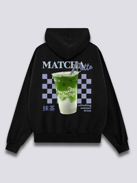 Latte de Matcha Sudadera con Capucha