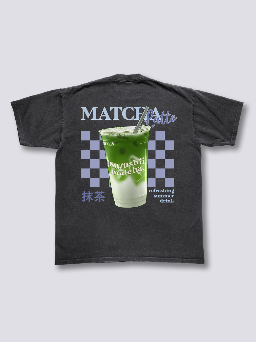 Latte de Matcha Camiseta Vintage