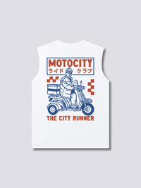Moto Ciudad Camiseta sin Mangas