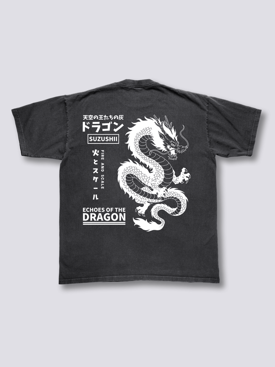 Mítico Dragón Camiseta Vintage
