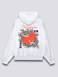 Nippon Grullas Sudadera con Capucha