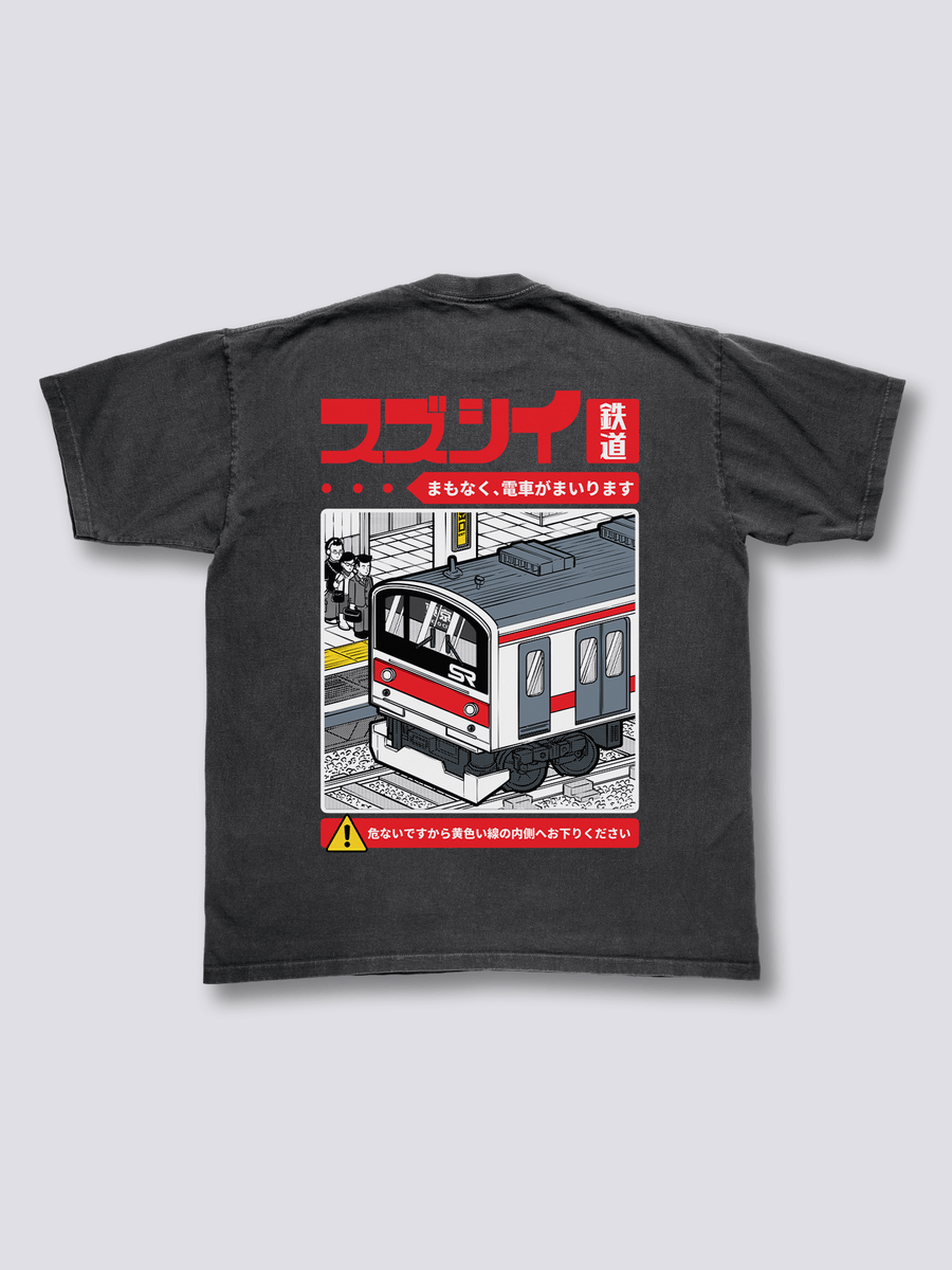 Viaje en Tren Camiseta Vintage