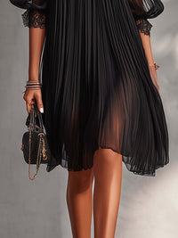 Aurore | Vestido largo de gasa con escote en V