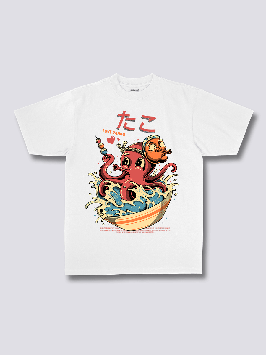 Estampado Frontal - Pulpo Camiseta