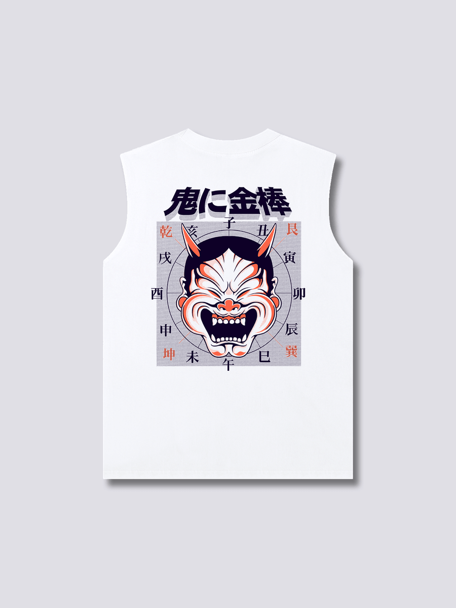 Oni Máscara Camiseta sin Mangas