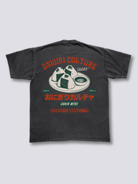 Onigiri Cultura Camiseta Vintage