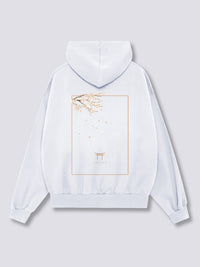 Flor de Melocotón Sudadera con Capucha