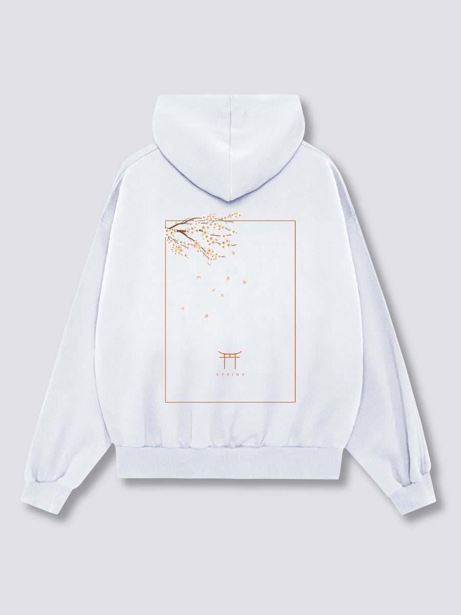 Flor de Melocotón Sudadera con Capucha