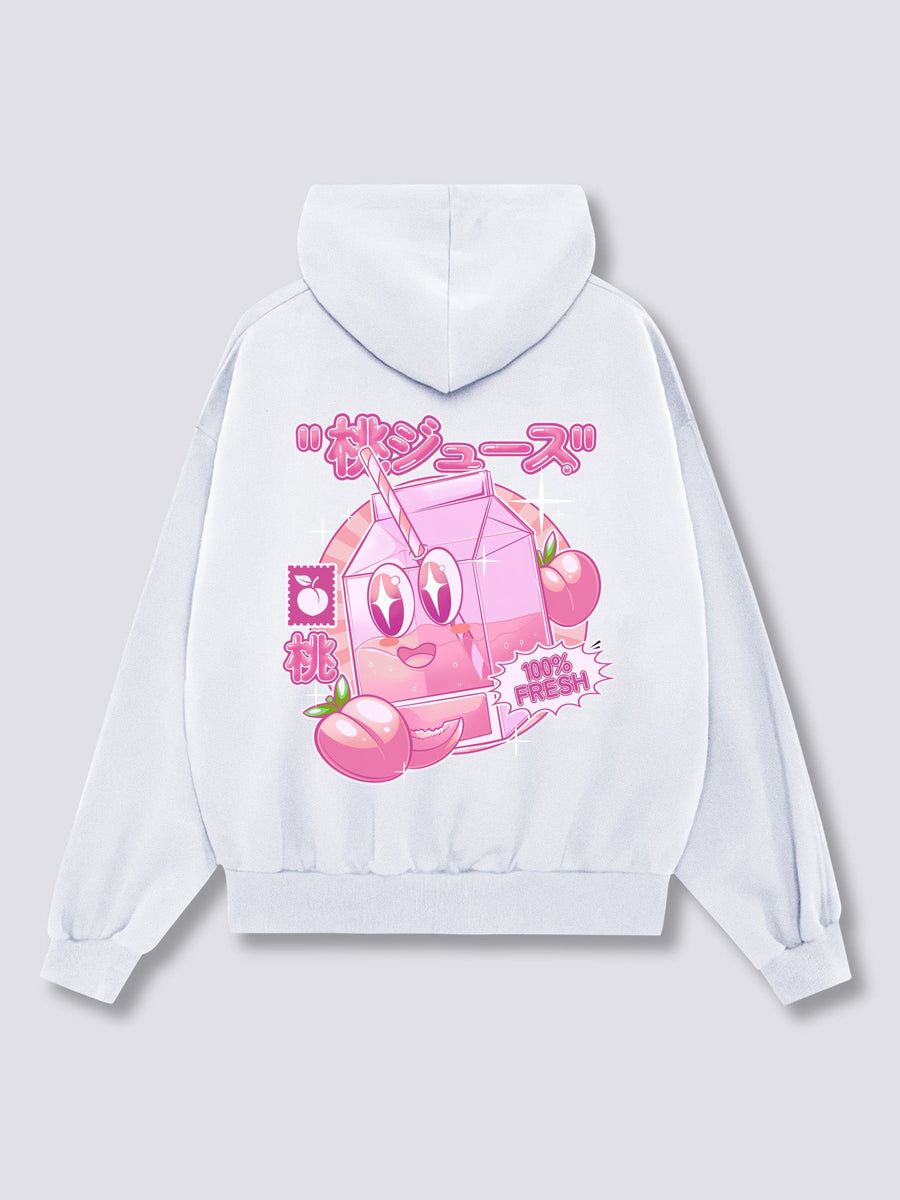 Jugo de Melocotón Sudadera con Capucha