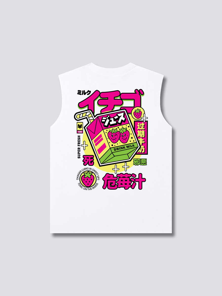 Veneno Fresa Camiseta sin Mangas