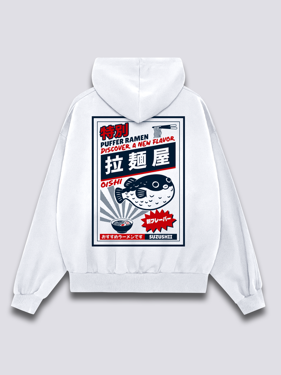 Puffer Ramen Sudadera con Capucha