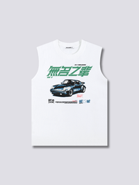 Estampado Frontal - Carrera Camiseta sin Mangas