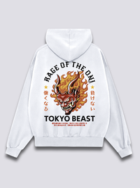 Furia del Oni Sudadera con Capucha