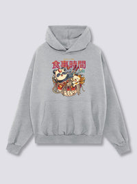 Estampado Frontal - Baño de Ramen Sudadera con Capucha