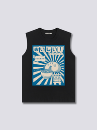 Estampado Frontal - Devorador de Ramen Camiseta sin Mangas