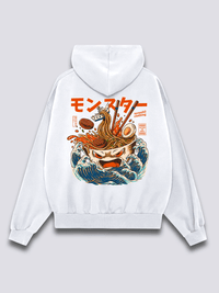 Monstruo Ramen Sudadera con Capucha