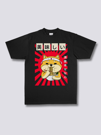 Estampado Frontal - Ramen Shiba Camiseta