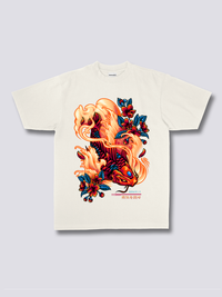 Estampado Frontal - Rojo Koi Camiseta