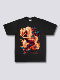 Estampado Frontal - Rojo Koi Camiseta