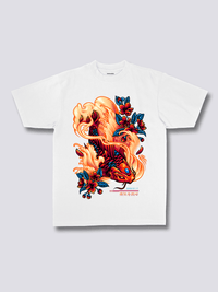 Estampado Frontal - Rojo Koi Camiseta