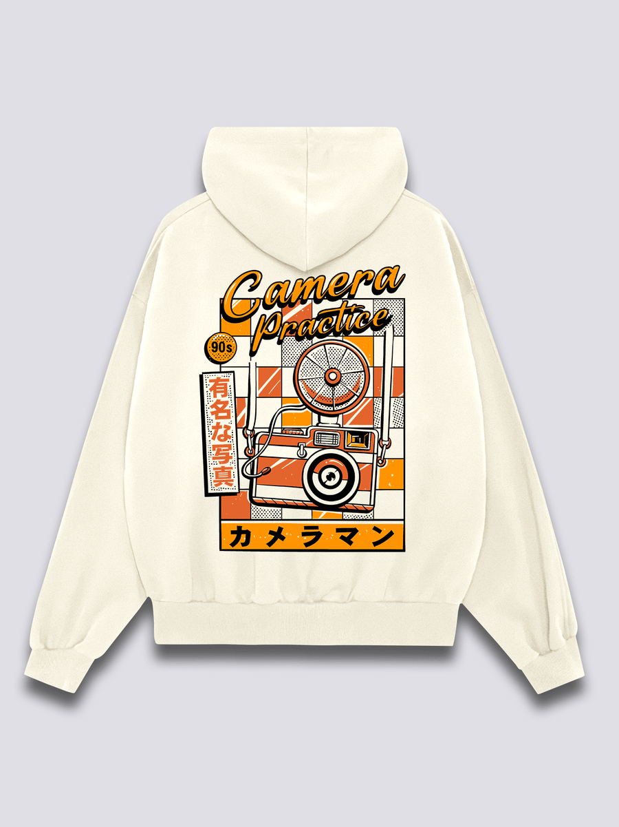 Cámara Retro Sudadera con Capucha