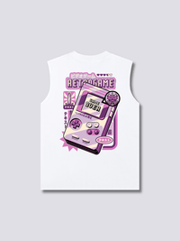 Retro Juego Camiseta sin Mangas