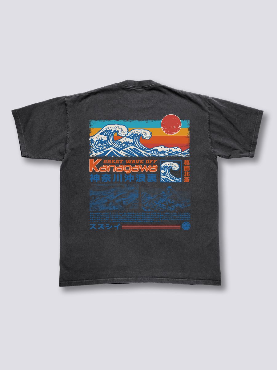 Ola Retro Camiseta Vintage