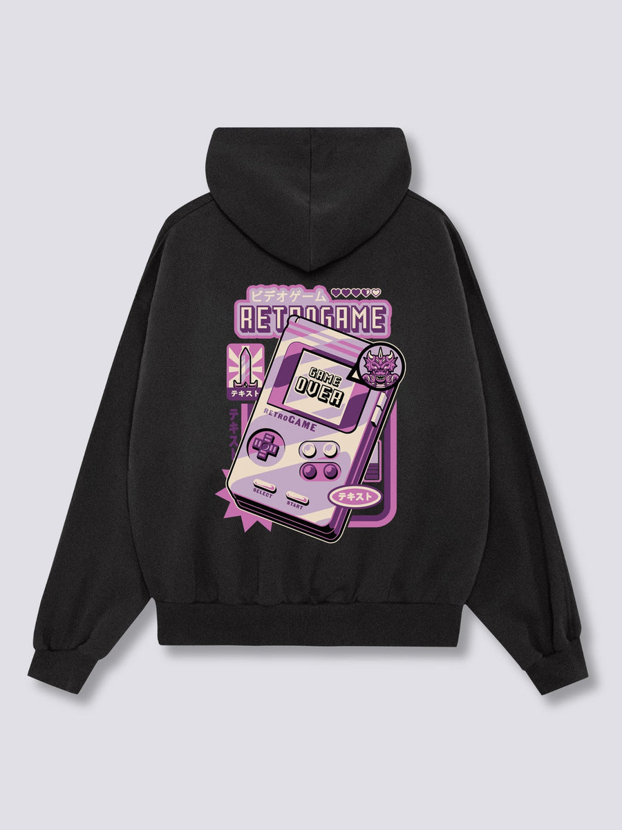 Retro Juego Sudadera con Capucha