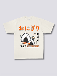 Estampado Frontal - Bola de Arroz Camiseta