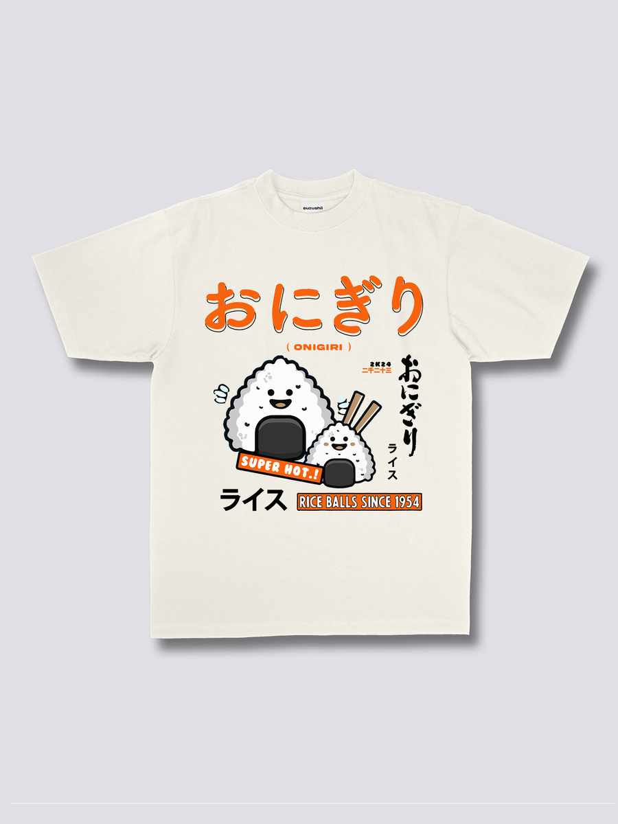 Estampado Frontal - Bola de Arroz Camiseta