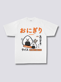 Estampado Frontal - Bola de Arroz Camiseta