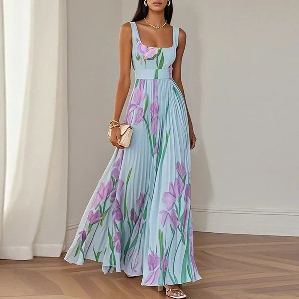 Oriah · Vestido Maxi Evásé con Flores