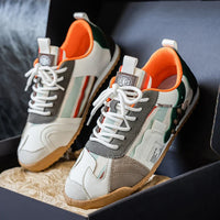 Gino · Zapatillas Retro de Hombre con Detalles Color Block