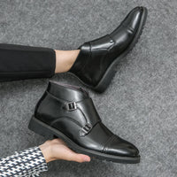 Darell · Botas con Doble Hebilla Monk