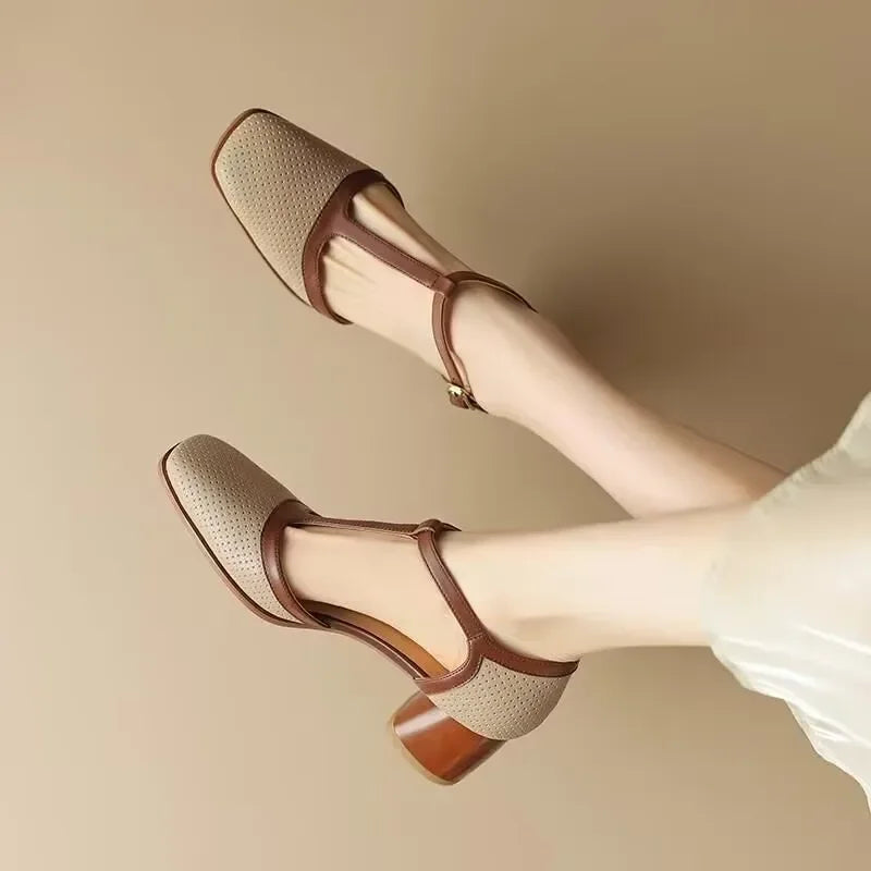 Catarina · Zapatos Ortopédicos de Tacón Medio