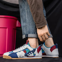 Gino · Zapatillas Retro de Hombre con Detalles Color Block