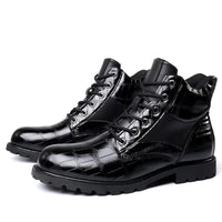 Dante Ferrara · Botas de Cuero Efecto Cocodrilo