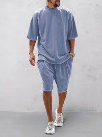Conjunto Deportivo Holgado Sólido Casual