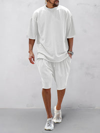 Conjunto Deportivo Holgado Sólido Casual