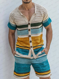Conjunto Punto Rayas Resort Casual