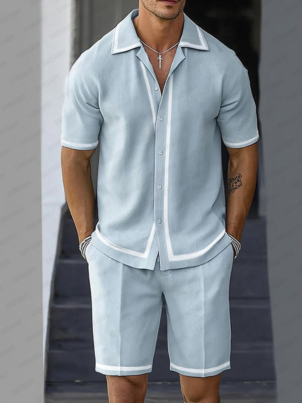 Conjunto Camisa Shorts Versatil Cómodo Fit