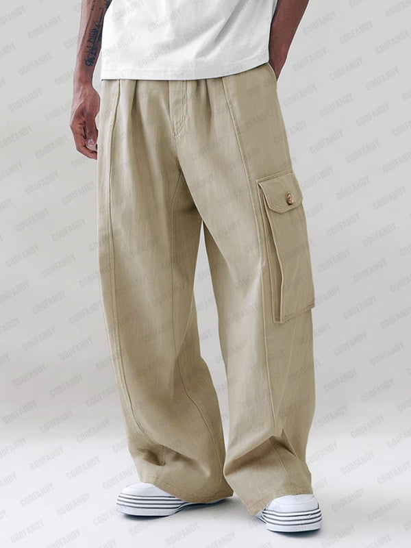 Pantalón Cargo Holgado 100% Algodón