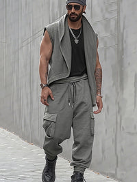 Conjunto Chaleco Asimétrico Pantalón Único