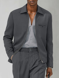 Conjunto Chaqueta Pantalón Fino Moderno